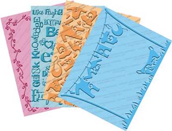 Closeout - Cuttlebug - Repositionable Embossing Folders - Fruit Punch