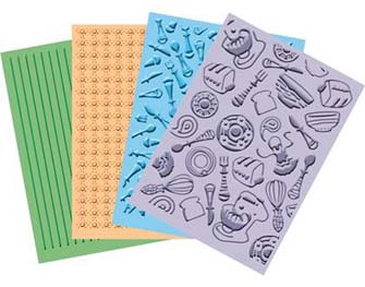 Closeout - Cuttlebug - A2 Embossing Folder - Houndstooth